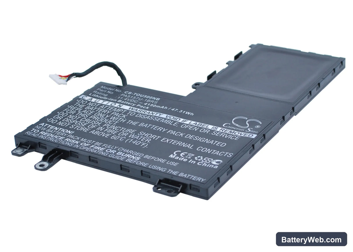 Toshiba Satellite U40T-A Replacement Battery, 11.4V, 4150mAh, Li-ion 1