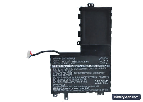 Toshiba Satellite U40T-A Replacement Battery, 11.4V, 4150mAh, Li-ion 5