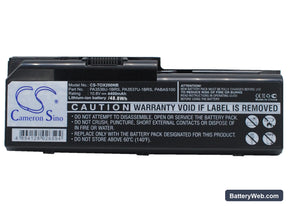 Toshiba Satellite P200-1CB Replacement Battery, 10.8V, 4400mAh, Li-ion 1