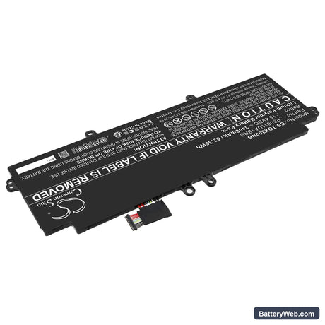 Dynabook Portege X30L-J-15K Replacement Battery, 15.4V, 3400mAh, Li-Polymer 2