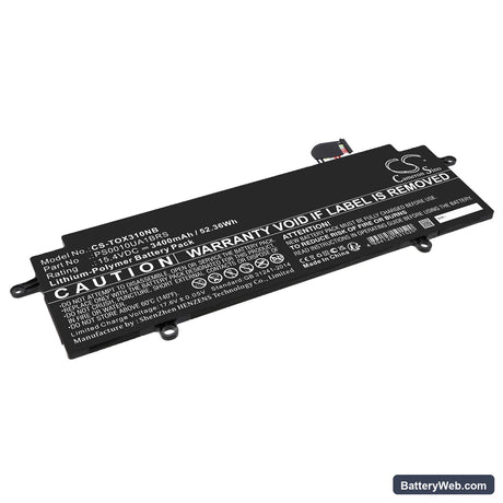 Dynabook Portege X30W-K-101 Replacement Battery, 15.4V, 3400mAh, Li-Polymer 1