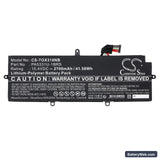 Toshiba Dynabook Portege A30 Replacement Battery, 15.4V, 2700mAh, Li-Polymer 3