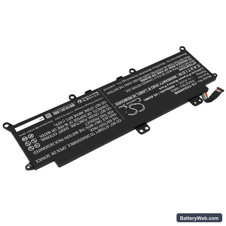 Toshiba Tecra X40-D-145 Replacement Battery, 11.4V, 4000mAh, Li-Polymer 2