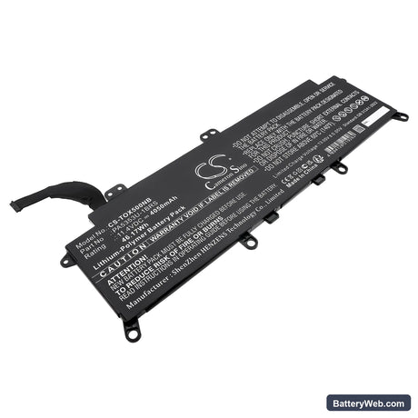 Toshiba Dynabook Tecra X50-F Replacement Battery, 11.4V, 4050mAh, Li-Polymer 1