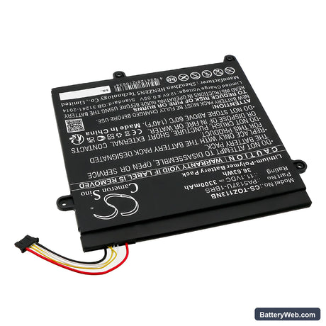 Toshiba Portege Z10T-A Replacement Battery, 11.1V, 3300mAh, Li-Polymer 2
