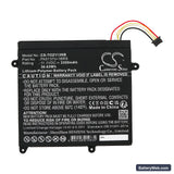 Toshiba Portege Z10T-A Replacement Battery, 11.1V, 3300mAh, Li-Polymer 3