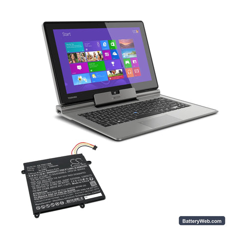 Toshiba Portege Z10T-A Replacement Battery, 11.1V, 3300mAh, Li-Polymer 6