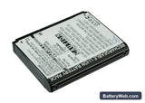 O2 XDA Orbit 2 Replacement Battery, 3.7V, 1350mAh, Li-ion 4