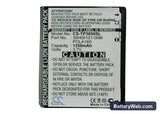 O2 XDA Orbit 2 Replacement Battery, 3.7V, 1350mAh, Li-ion 5