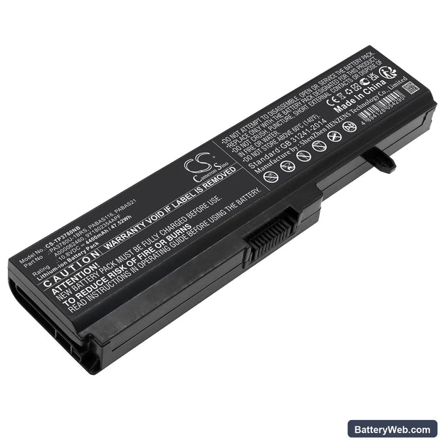 Toshiba Portege T110 Replacement Battery, 10.8V, 4400mAh, Li-ion 1