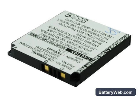HTC Touch Dual Replacement Battery, 3.7V, 1200mAh, Li-Polymer 2