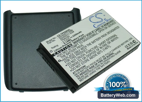 O2 O2 XDA Mantle Replacement Battery, 3.7V, 2200mAh, Li-Polymer 1