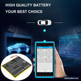 Topdon ArtiMINI Scan Tool Replacement Battery, 3.8V, 3500mAh, Li-Polymer 6