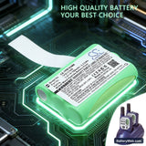 Topcom Babytalker 1010 Replacement Battery, 3.6V, 700mAh, Ni-MH 6