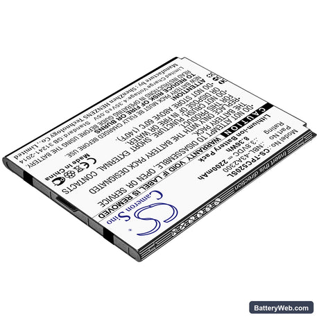 Neffos C5A Replacement Battery, 3.8V, 2200mAh, Li-ion 2