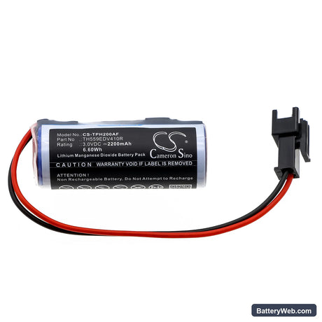 TOTO DHE812 Replacement Battery, 3V, 2200mAh, Li-MnO2 3