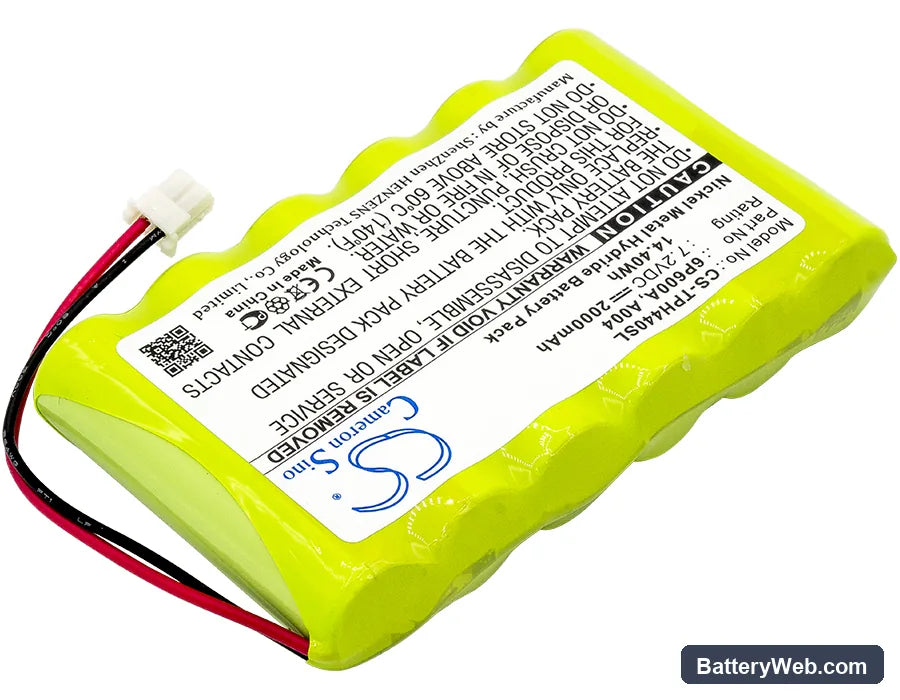TPI 440 Replacement Battery, 7.2V, 2000mAh, Ni-MH 2