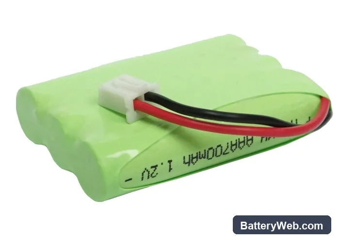 Teledex Opal DCT1905 Replacement Battery, 3.6V, 700mAh, Ni-MH 4