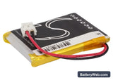 Telematrix IPN964591 Replacement Battery, 3.7V, 650mAh, Li-Polymer 3