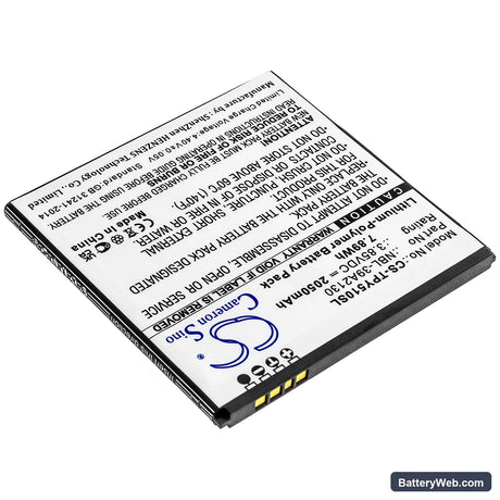 Neffos Y5 Replacement Battery, 3.85V, 2050mAh, Li-Polymer 2