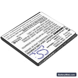 Neffos Y5L Replacement Battery, 3.8V, 1800mAh, Li-ion 2