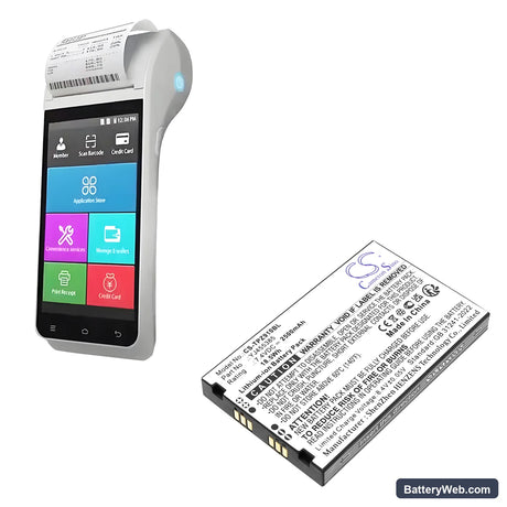 Topwise Z91 Replacement Battery, 7.4V, 2500mAh, Li-ion 4