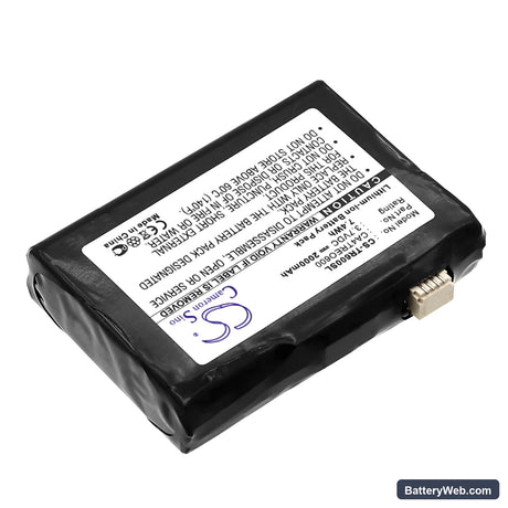 Palm Treo 600 Replacement Battery, 3.7V, 2000mAh, Li-ion 2
