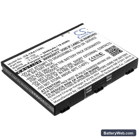 Telstra MR2100 Replacement Battery, 3.7V, 5040mAh, Li-Polymer 1