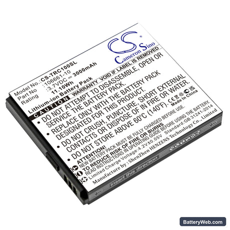 Trimble TDC100 Replacement Battery, 3.7V, 3000mAh, Li-ion 1
