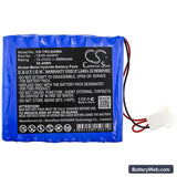 Trismed Cardipia 400 Replacement Battery, 19.2V, 2000mAh, Ni-MH 3