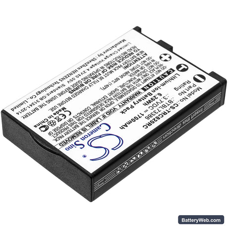URC TRC-1080 Replacement Battery, 3.7V, 1700mAh, Li-ion 2