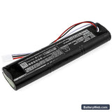 Trilithic 860DSP Replacement Battery, 7.2V, 2500mAh, Ni-MH 2