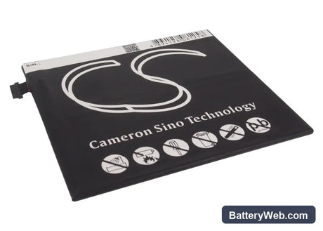 Toshiba Excite 10 Replacement Battery, 3.7V, 6600mAh, Li-Polymer 3