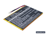 Toshiba Excite Go Mini 7 Replacement Battery, 3.7V, 3200mAh, Li-Polymer 1