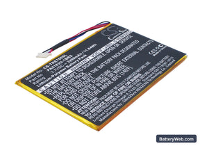 Toshiba Excite Go Mini 7 Replacement Battery, 3.7V, 3200mAh, Li-Polymer 1
