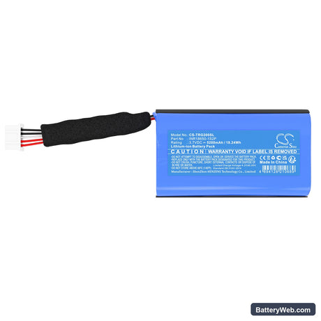 Teufel Rockster Go 2 Replacement Battery, 3.7V, 5200mAh, Li-ion 5