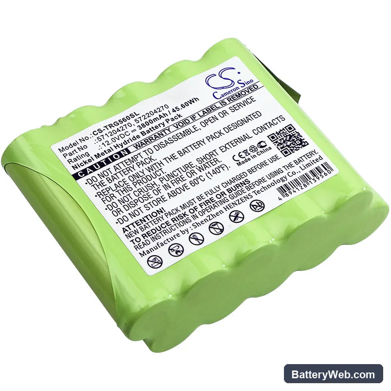 Trimble Geodimeter 5600 Replacement Battery, 12V, 3800mAh, Ni-MH 1