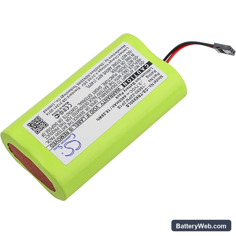 Trelock LS 950 Replacement Battery, 3.7V, 4400mAh, Li-ion 2