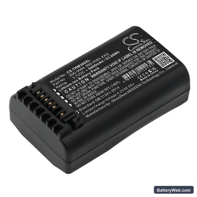 NiKon Nivo C Total Station Replacement Battery, 3.7V, 6400mAh, Li-ion 1