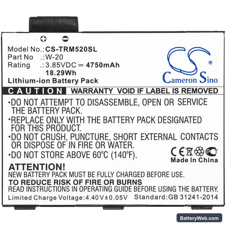 AT&T Mobile Hotspot Pro Replacement Battery, 3.85V, 4750mAh, Li-ion 5