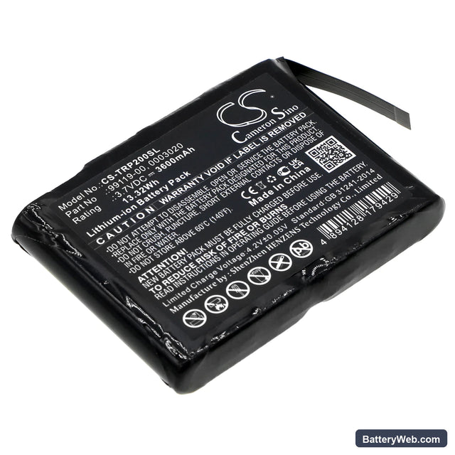 Trimble R1 Replacement Battery, 3.7V, 3600mAh, Li-ion 1