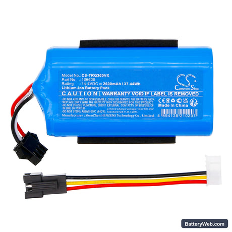 KOBOT RV351 Replacement Battery, 14.4V, 2600mAh, Li-ion 3