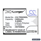Thuraya SatSleeve Replacement Battery, 3.7V, 2400mAh, Li-Polymer 3