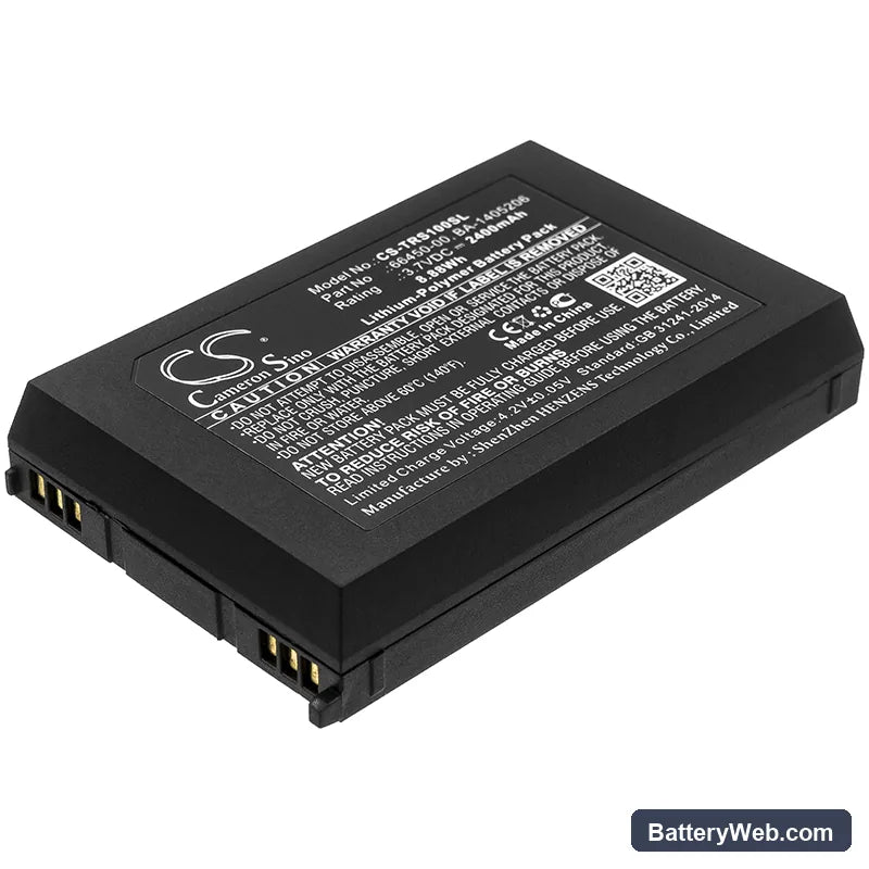 Trimble Juno SA Replacement Battery, 3.7V, 2400mAh, Li-Polymer 1
