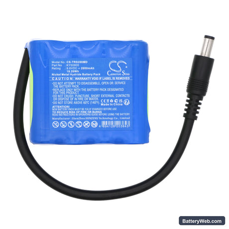 Taema Osiris 2 Replacement Battery, 9.6V, 2000mAh, Ni-MH 3