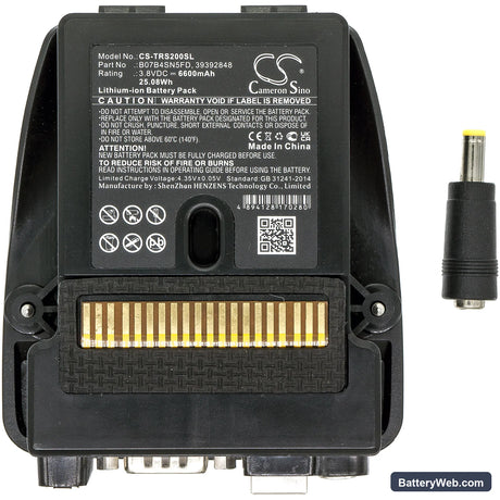 Trimble TSC2 Replacement Battery, 3.8V, 6600mAh, Li-ion 5