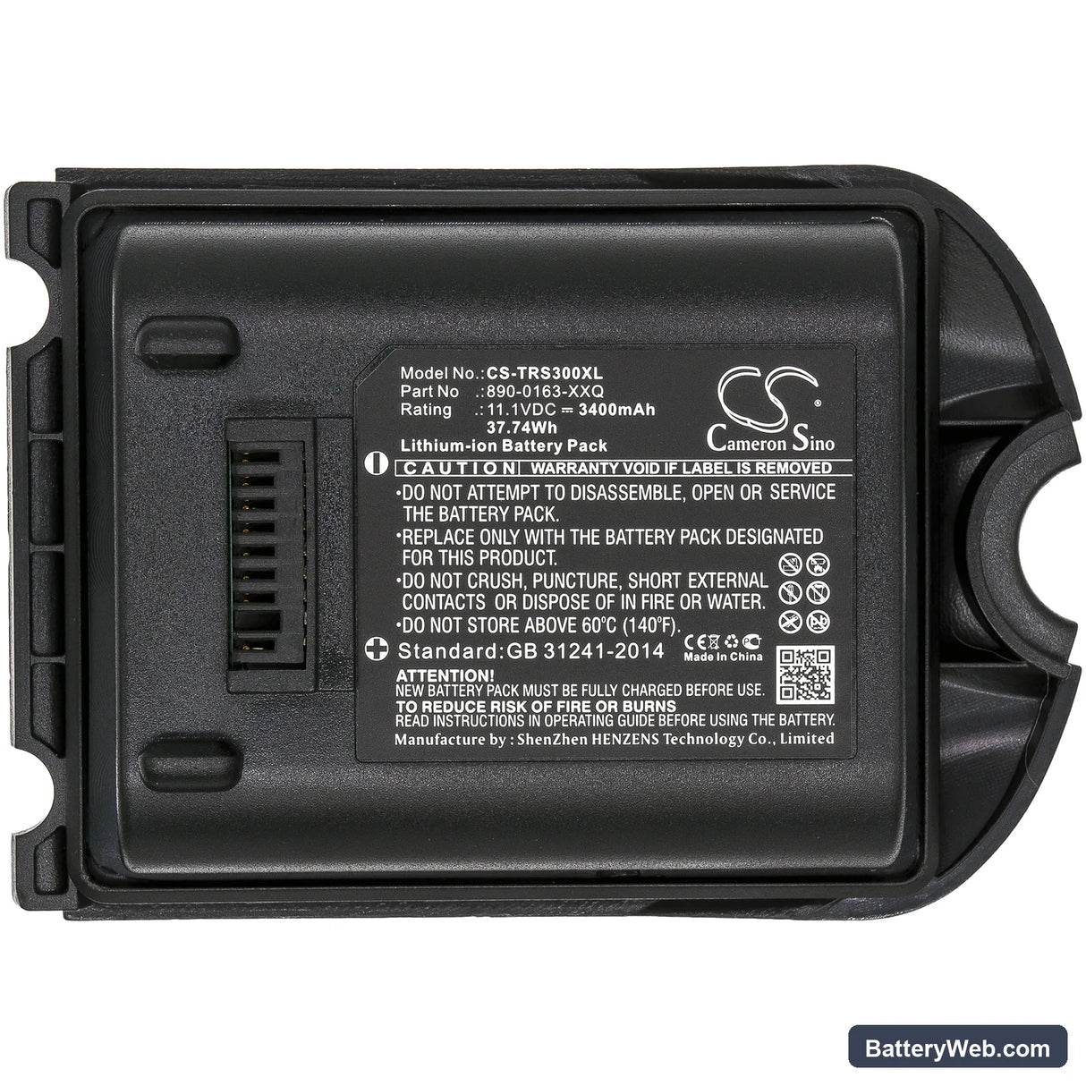 Spectra Precision Ranger 3 Replacement Battery, 11.1V, 3400mAh, Li-ion 3