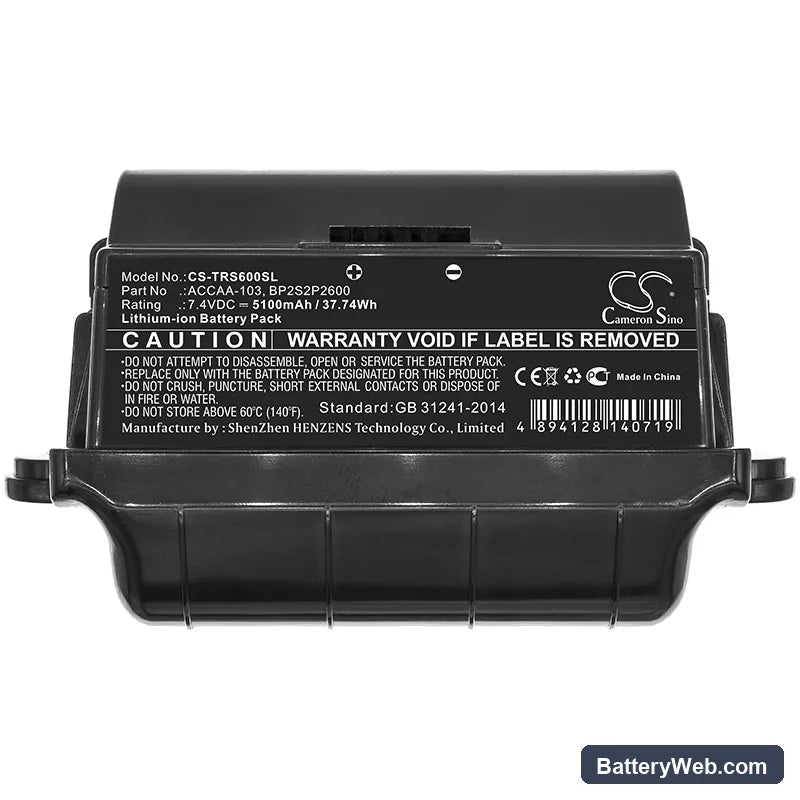Trimble Yuma Replacement Battery, 7.4V, 5100mAh, Li-ion 3