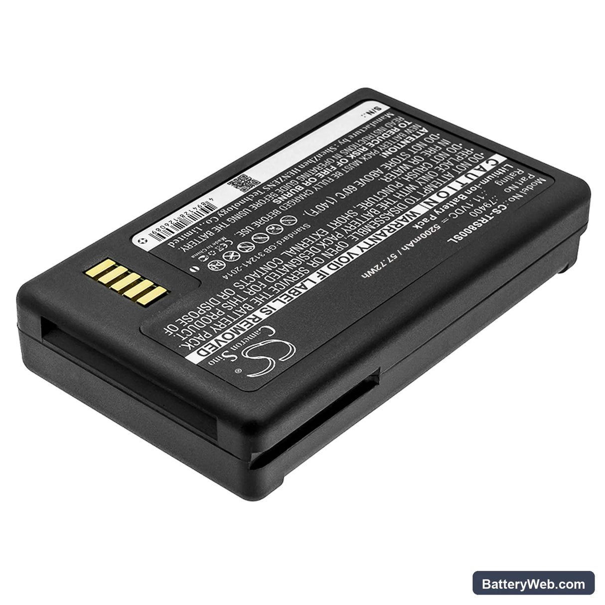 Trimble S3 Replacement Battery, 11.1V, 5200mAh, Li-ion 2