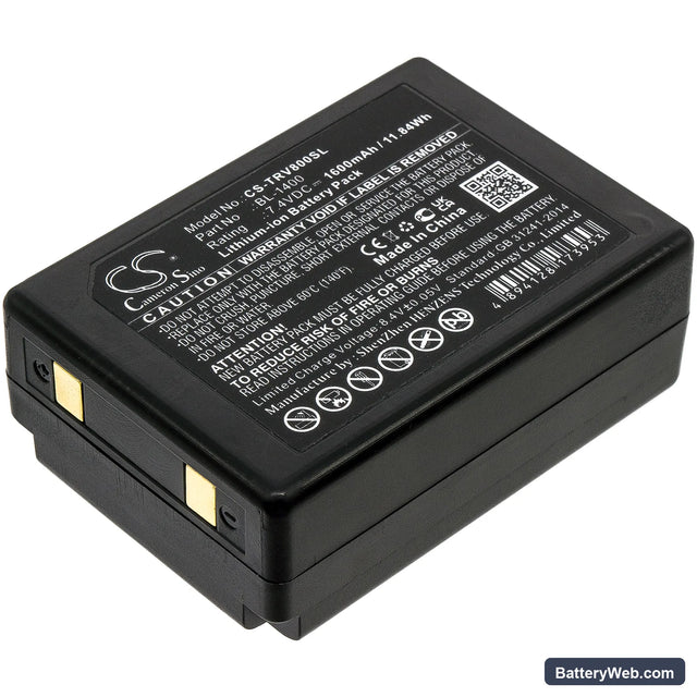 Hi-Target V8 Replacement Battery, 7.4V, 1600mAh, Li-ion 1